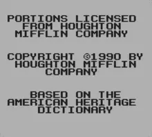 Image n° 1 - screenshots  : Houghton Mifflin Spell Checker and Calculator